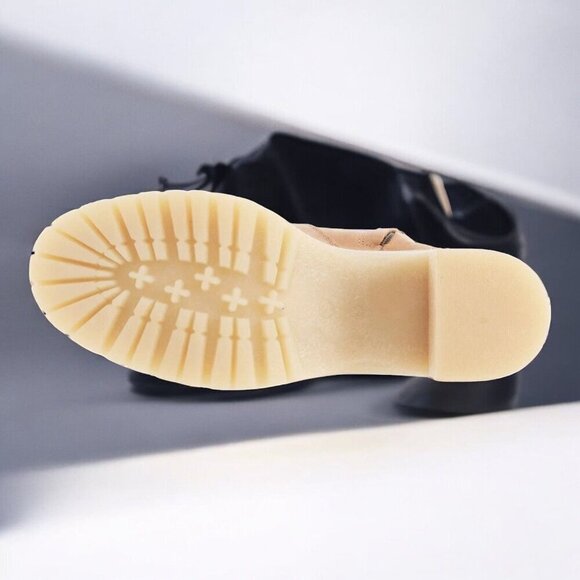 Free People Womens White James Chelsea Boot Chunky Heel NEW 9.5 / 39.5 MSRP $188 - Picture 4 of 12